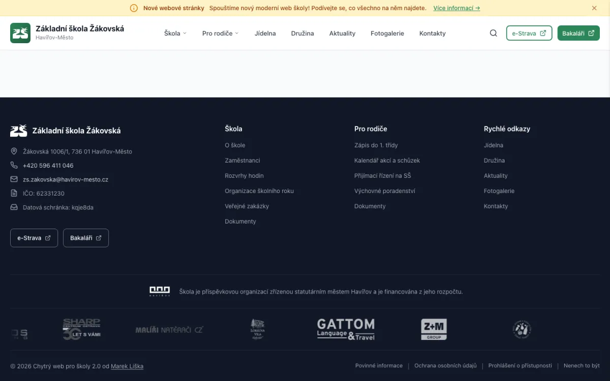 Jídelníček a termíny